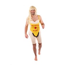 Mens Lifeguard Girl Costume