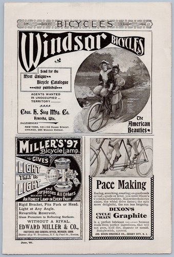 1897 windsor bicycles - 1897,