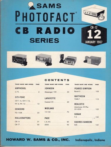 Sams 1976 photofact radio - photofact,