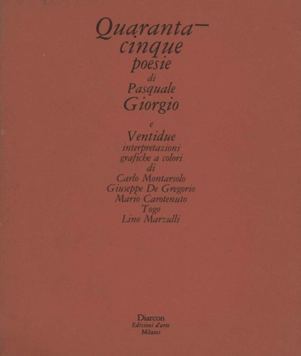 Quarantacinque poesie - , di