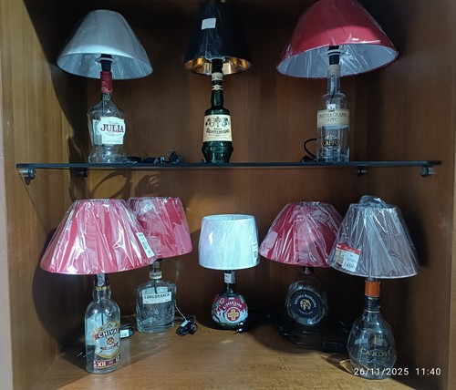 Lampada bottiglia con - lampada,
