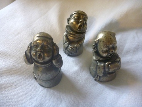 Tre statuine frati cantori - , in