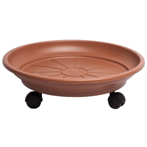 Sottovaso tondo con - tondo, ruote
