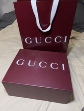SCATOLA CONFEZIONE LUSSO GIFT BOX "GUCCI" ORIGINALE (25x 21 x 11CM)