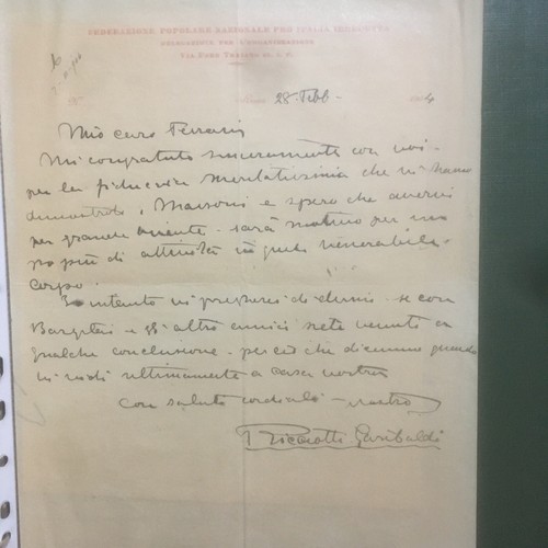 Lettera interamente