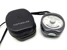 Esposimetro Gossen Sixcolor misuratore temperatura colore con tasca colormeter