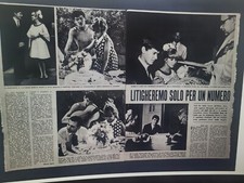 GIANNI MORANDI MATRIMONIO 3 FACCIATE ANNI 60 RITAGLIO CLIPPING G18