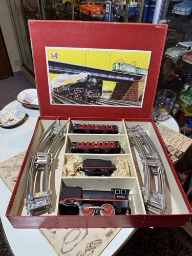 Set treno giocattolo latta - treno,