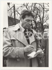 1985 MILANO - PSI Luciano LAMA durante comizio - Foto 17x24 cm