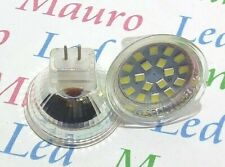 Lampada LED MR11 GU4 DICROICA FARETTO 18 SMD 12V 24V CAMPER CASA BAGNO 4500K PV