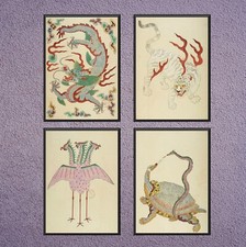 Quadro reale arte coreana di 4