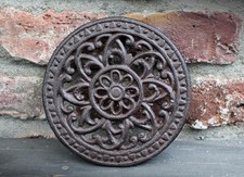 Sottovaso in ghisa rotondo