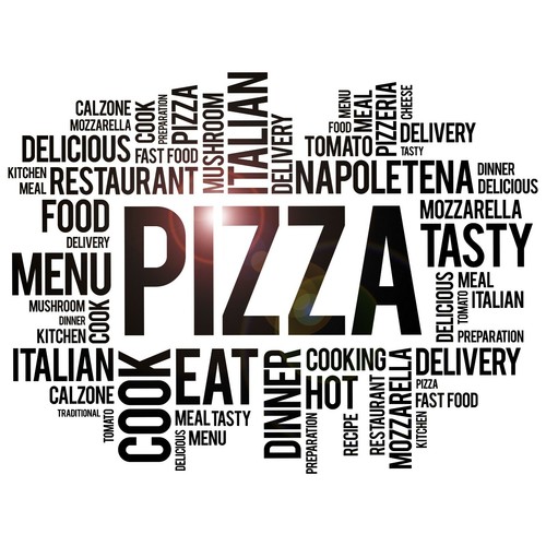 Adesivi murali vinile pizza - murali,