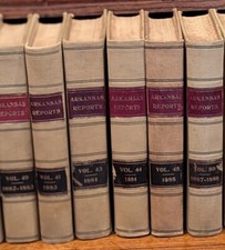 6 Antique Arkansas Reports Law