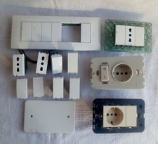 ✅ Vimar prese Schuko copri-fori placca grande bianca