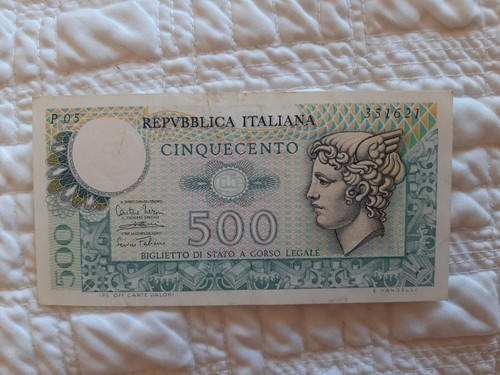 Banconota 500 lire del - banconota,