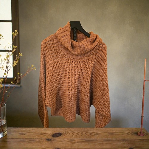 Maglione rosa tenue maglia