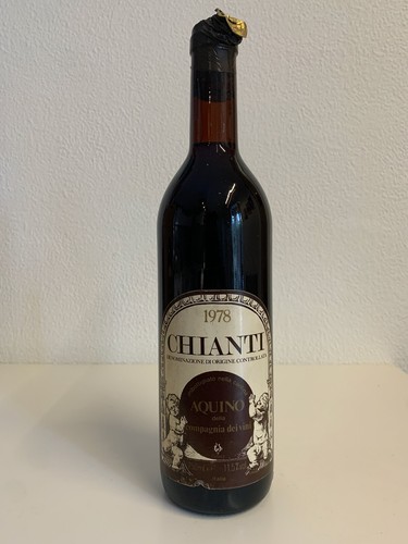 Vino chianti aquino 1978 - aquino, doc