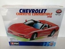 METAL KIT CHEVROLET CORVETTE 1998 SCALA 1:24 BBURAGO ITALY ANNI '90