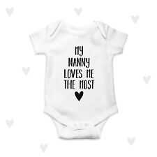 Nanny Loves Me Baby Grow