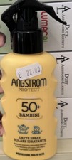 PROTEZIONE SOLARE 50 +  ANGSTROM BAMBINI LATTE SPRAY RESISTENTE ACQUA NUOVO 2025