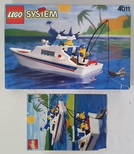 Gioco Game LEGO System 1991 Set 4011 Barca Squalo Shark Hunter Cabin Cruiser