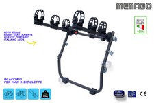 PORTABICICLETTE PER AUTO POSTERIORE "MISTRAL" TRASPORTO 3  BICICLETTE BICI KIT