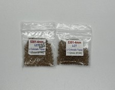 Swarovski 4mm Cristallo Bicono Perline Lt Colorado Topazio Lotto di 144 Nuove Vecchio Stock