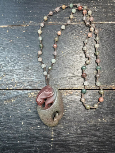 Collana con ciondolo cavallo