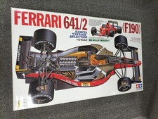 Tamiya 1/12 Ferrari 641/2 F190 grande scala display plastica auto formula 1 n.25