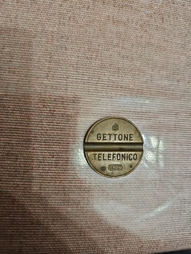 Gettone telefonico 7805 anno - gettone,