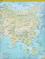 2013 cia mappa dell asia - 2013,