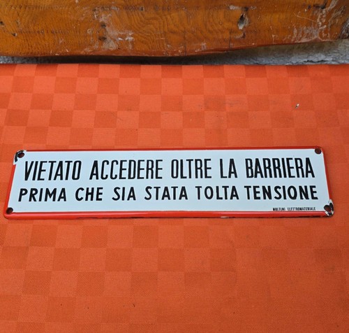 Insegna tabella smaltata - insegna,