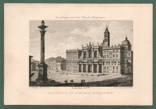 Incisione antica roma basilica - incisione,