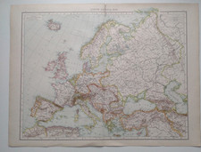 Mappa continentale Europa
