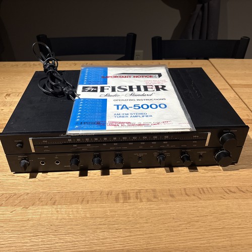Fisher 5000 studio fm - studio, am/fm