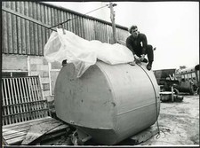 Foto vintage Imbarcazione fatta in casa 1983 Ft 36188 - Stampa 20x15 cm