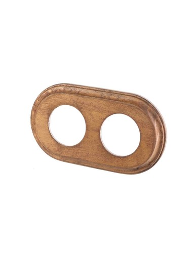 Cornice doppia legno - doppia, per