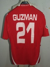MAGLIA CALCIO SHIRT MAILLOT SPORT MATCH WORN PIACENZA GUZMAN INDOSSATA