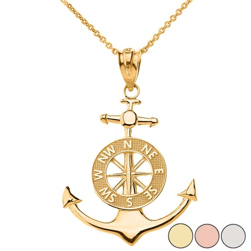 Collana con ciondolo bussola