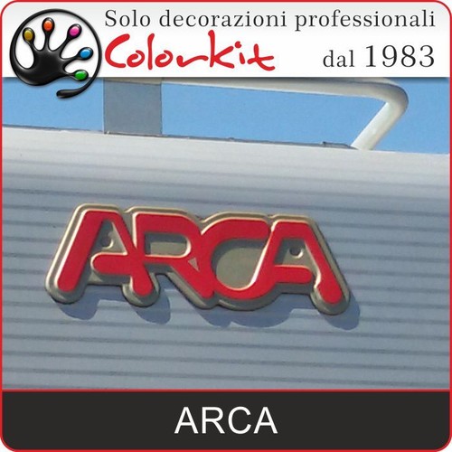 Adesivo arca per super america - adesivo,