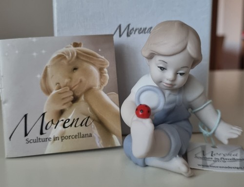 Scultura bambino porcellana - in,
