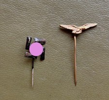 Set di 2 spille militari originali – Germania anni ’30-’40 WWII