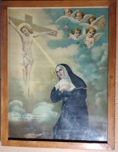 Antico quadro santa rita da - di,