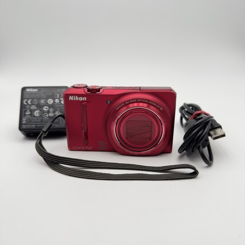 Nikon coolpix s9100 rosso - coolpix,