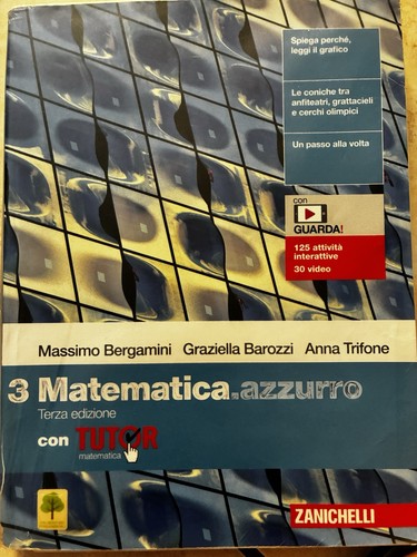 Zanichelli matematica azzurro - zanichelli, matematica.azzurro