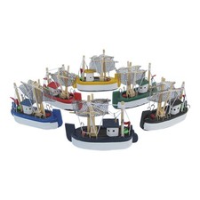 Modello Di Barca Da Pesca In