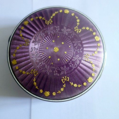 Boîte émail argent 1900 - en,