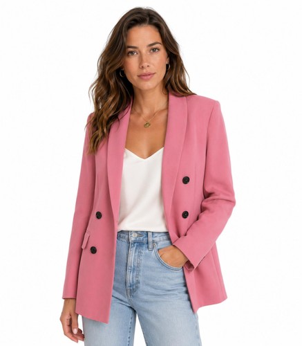 Giacca blazer doppiopetto - , zara