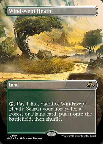 Mtg windswept heath 360 - heath, foil
